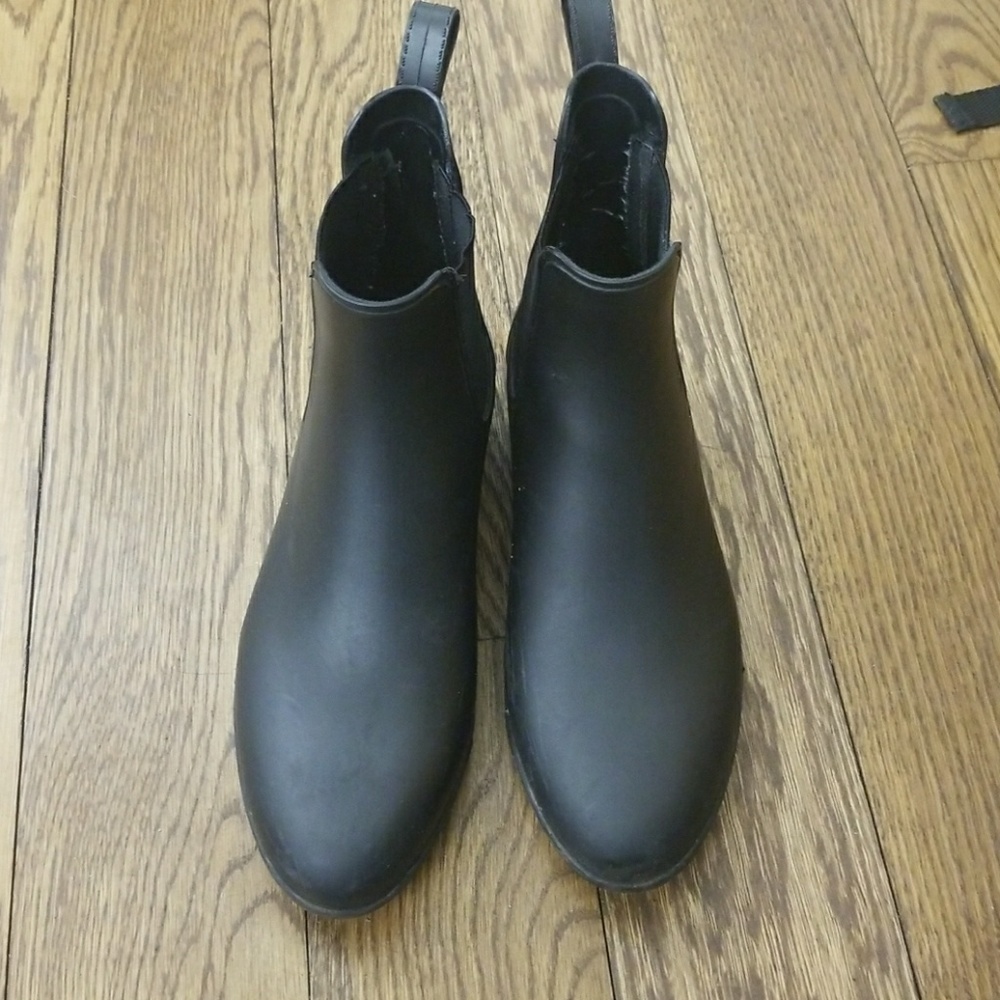 J.Crew chelsea ankle rain boots
